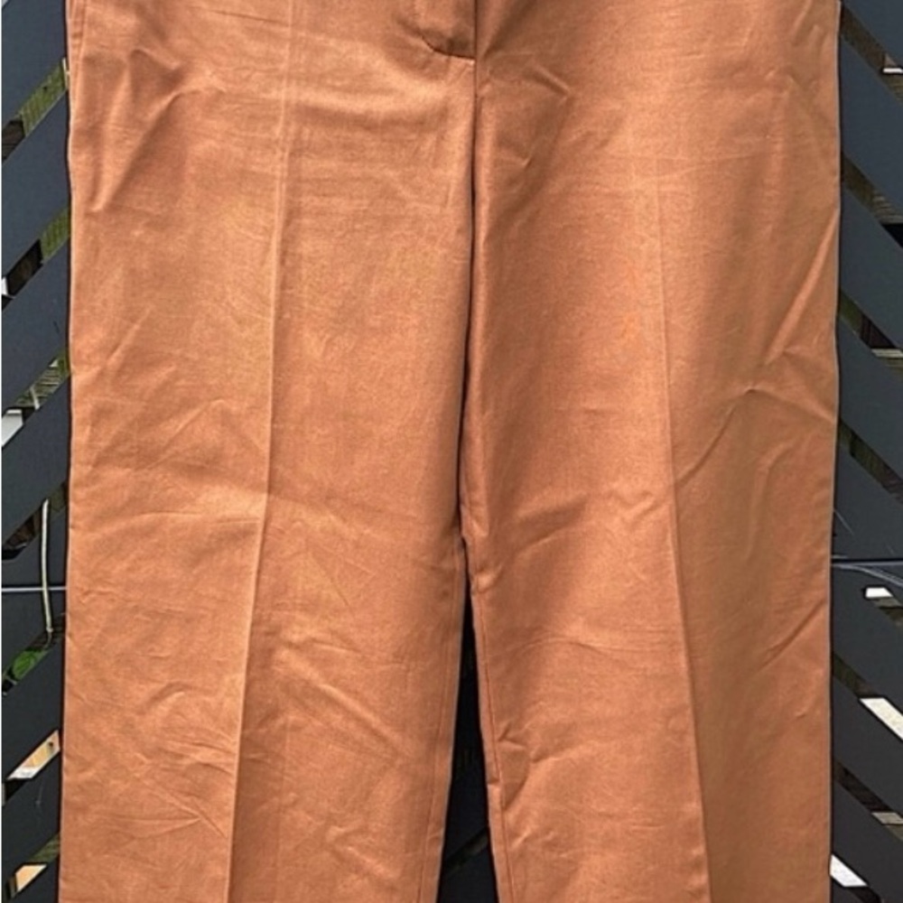 Chloe Tan Chinos Straight-Leg Cotton Blend